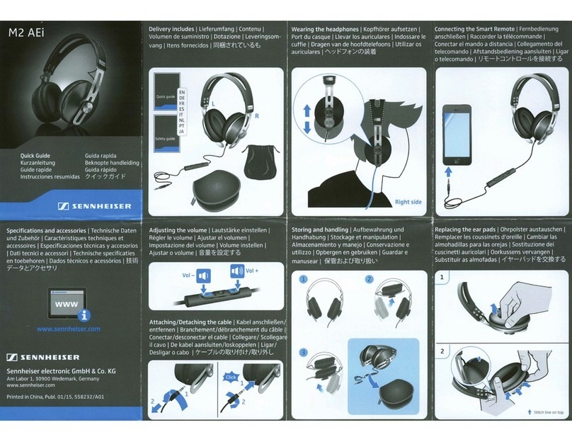 Sennheiser M2 AEi quick guide