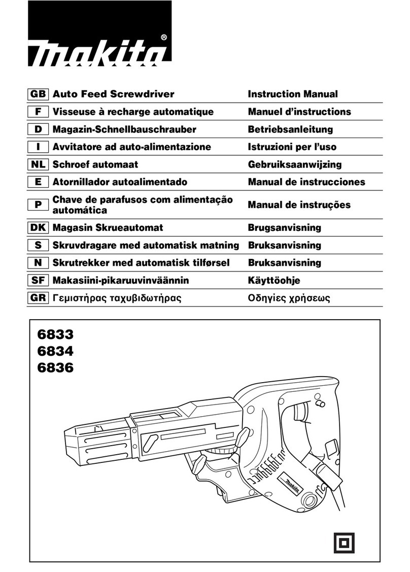 Makita 6833 instruction manual