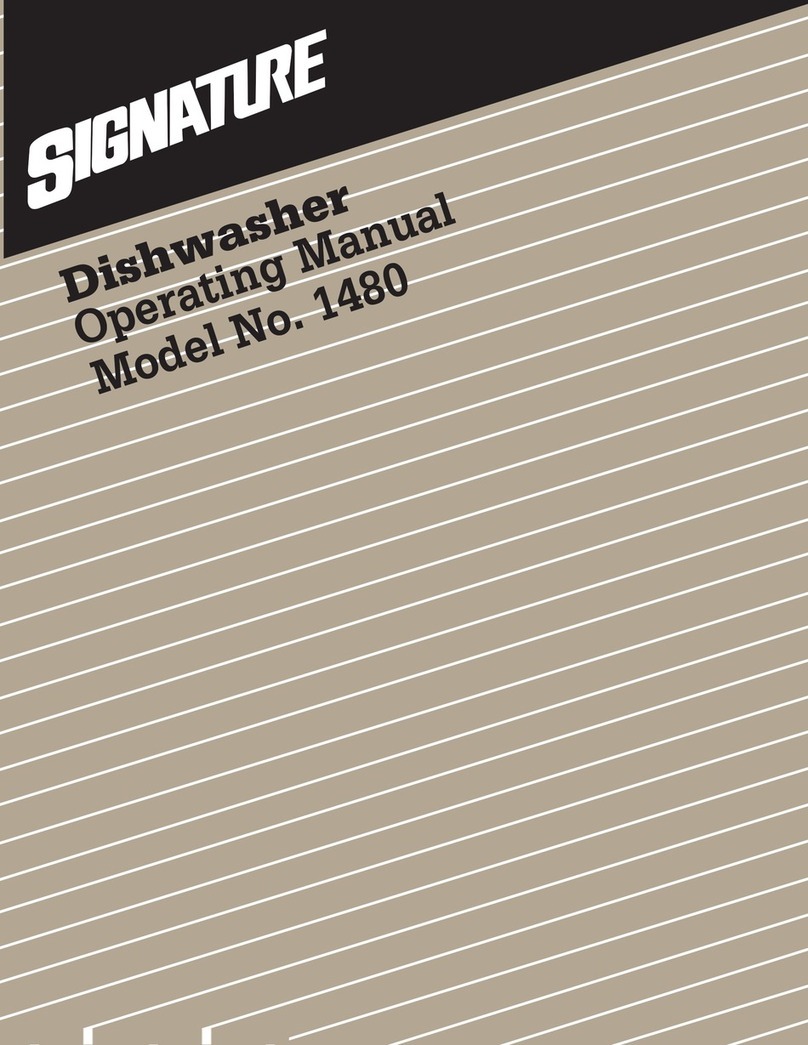 Signature 1480 User manual
