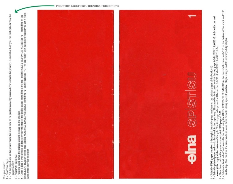 ELNA SP manual