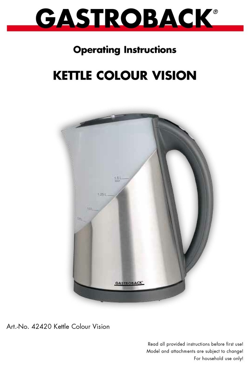 Gastroback colour vision User manual