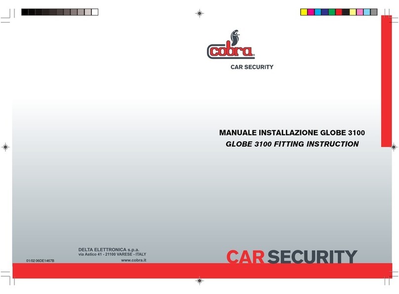 Cobra GLOBE 3100 Fitting instructions