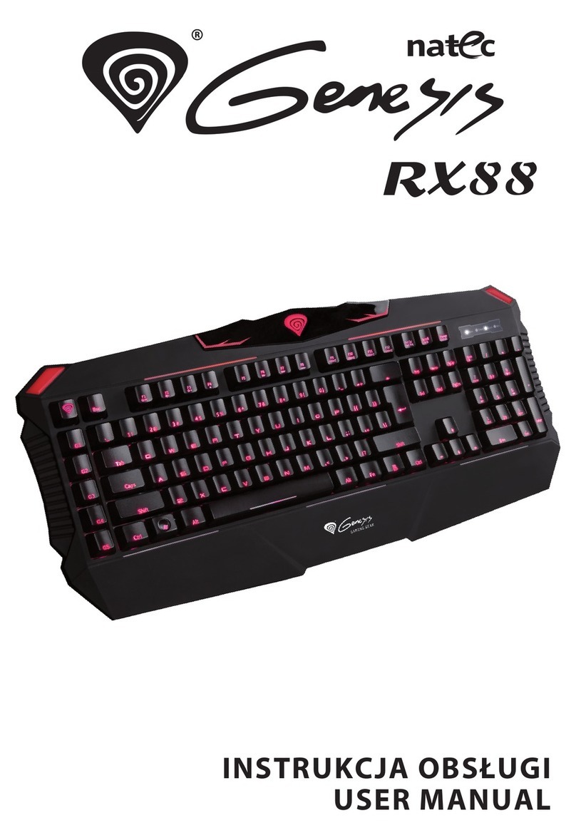 Natec Genesis RX88 User manual