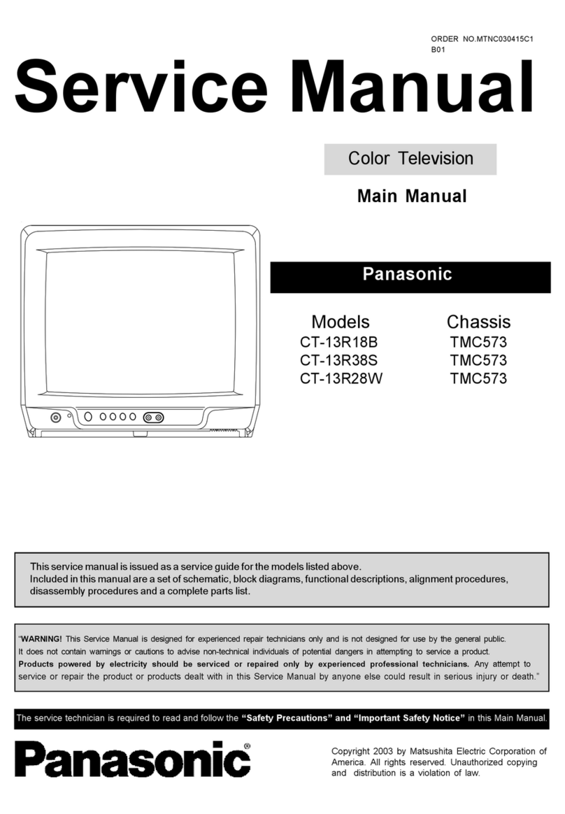 Panasonic CT-13R18B User manual