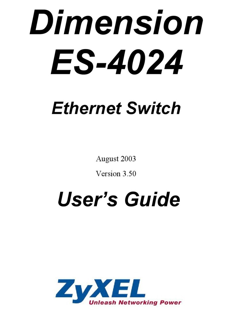 ZyXEL Communications Dimension ES-4024 user guide