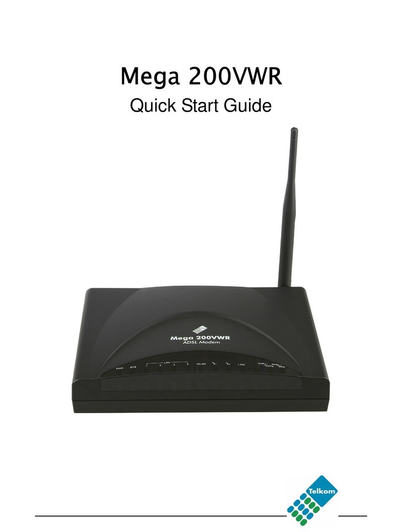 Telkom Mega 200VWR quick start guide