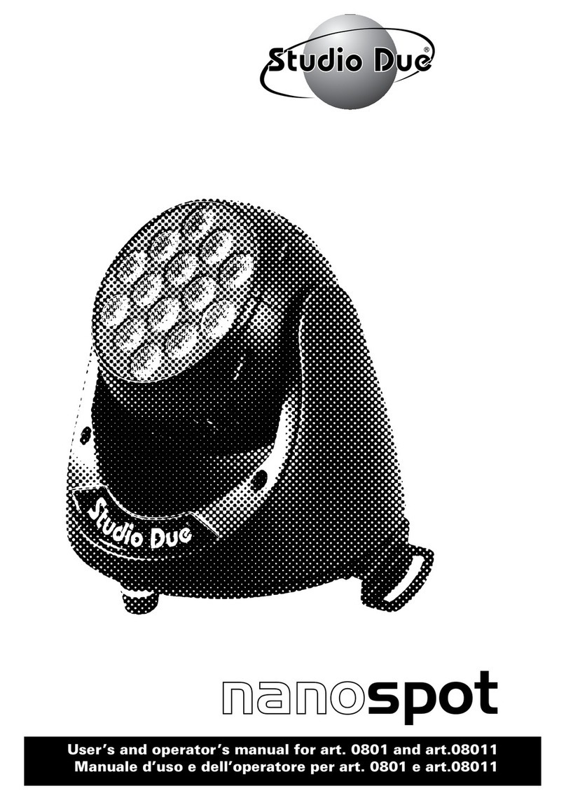 STUDIODUE nanospot User's and operator's manual