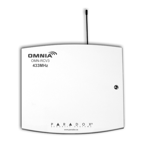 Paradox omnia OMN-RCV3 User manual