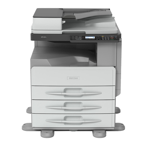 Ricoh MP 2001 operating instructions