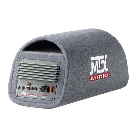 MTX 120w RMS RT8PT User manual MTX 120w RMS RT8PT User manual