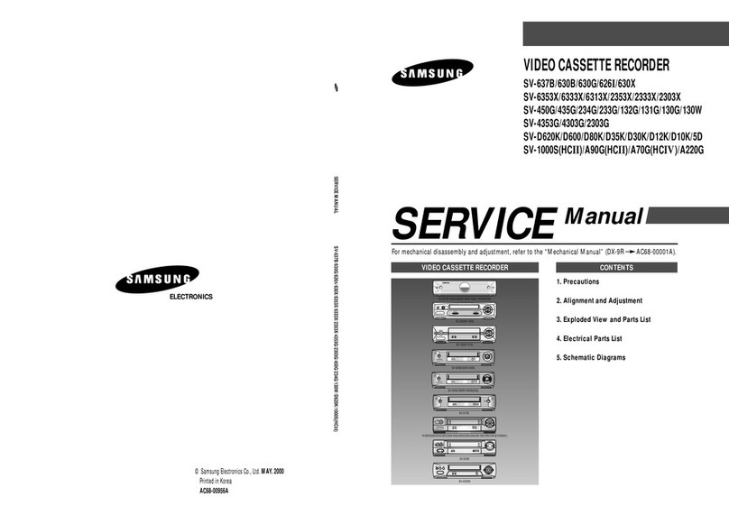 Samsung SV-637B User manual Samsung SV-637B User manual