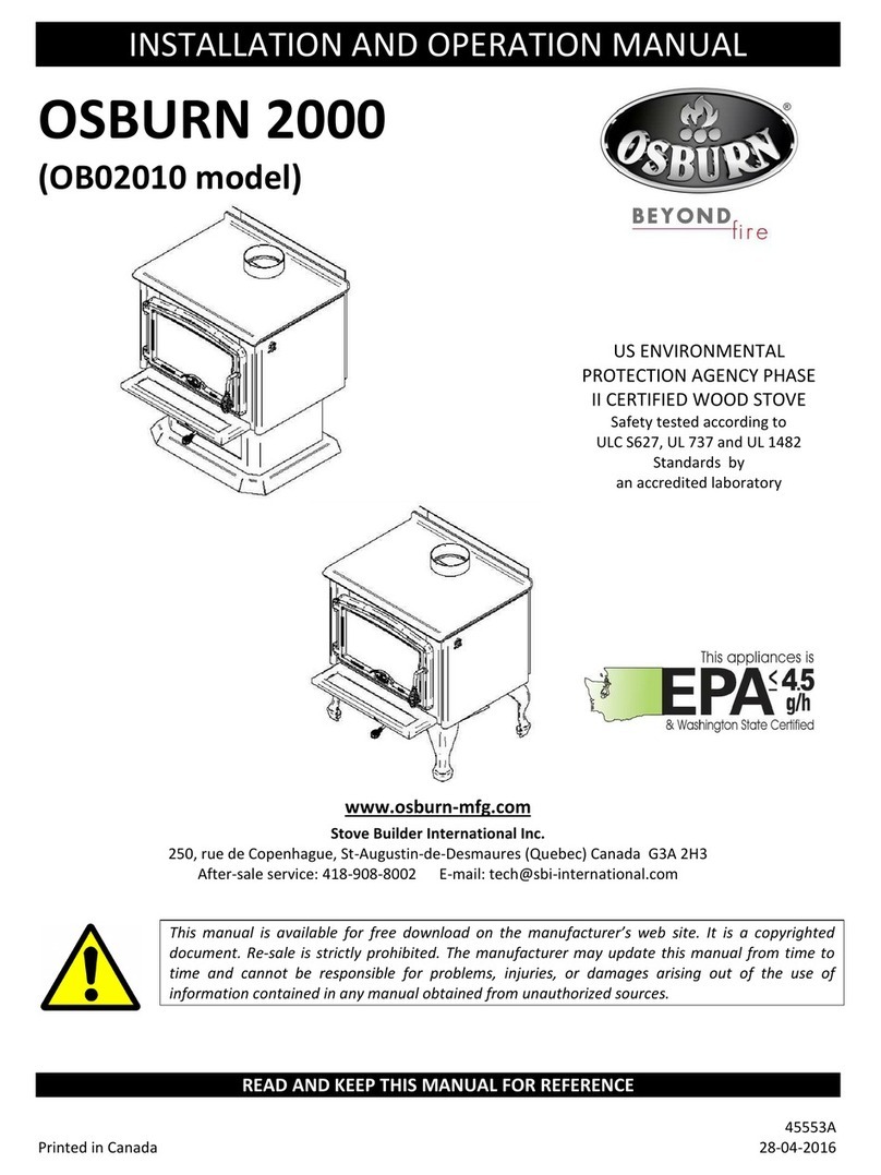 Osburn 2000 User manual