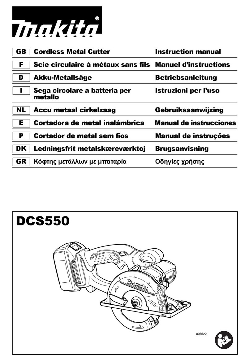 Makita DCS550 User manual