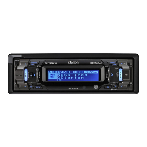 Clarion DXZ788RUSB User manual