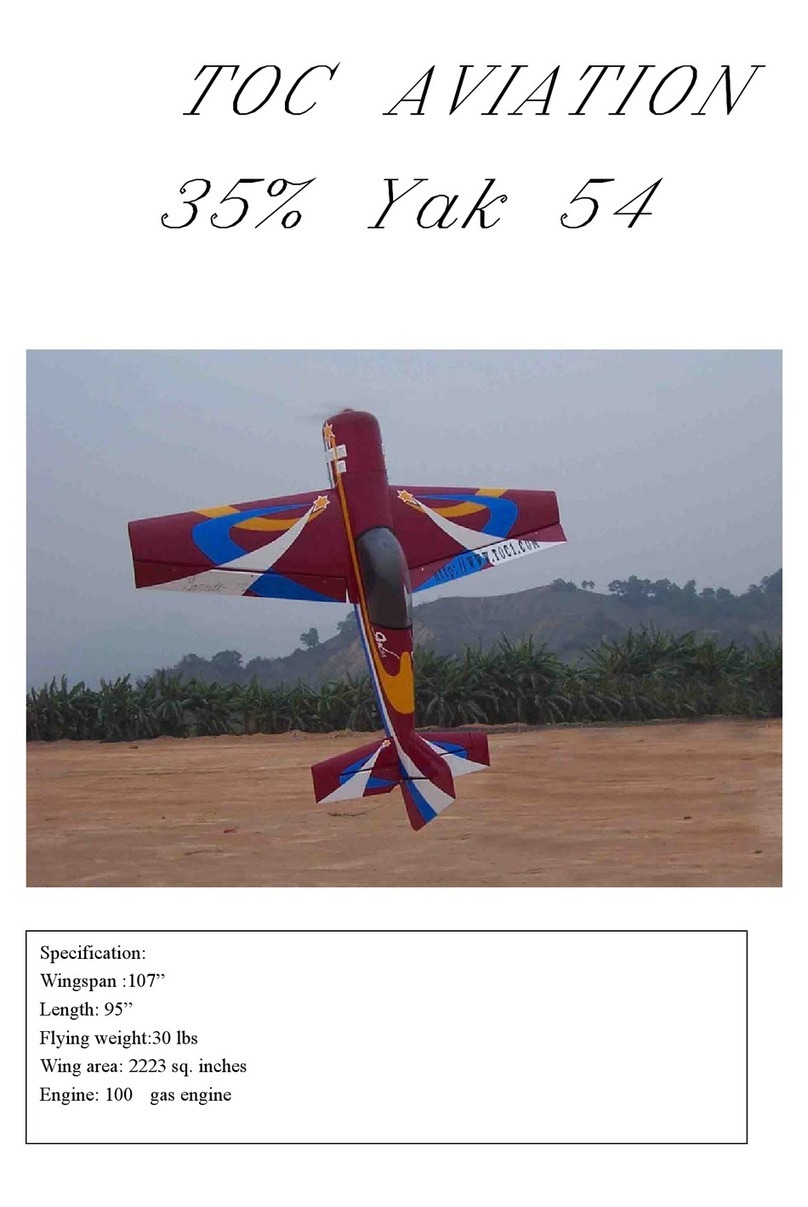 TOC AVIATION 35% Yak 54 manual