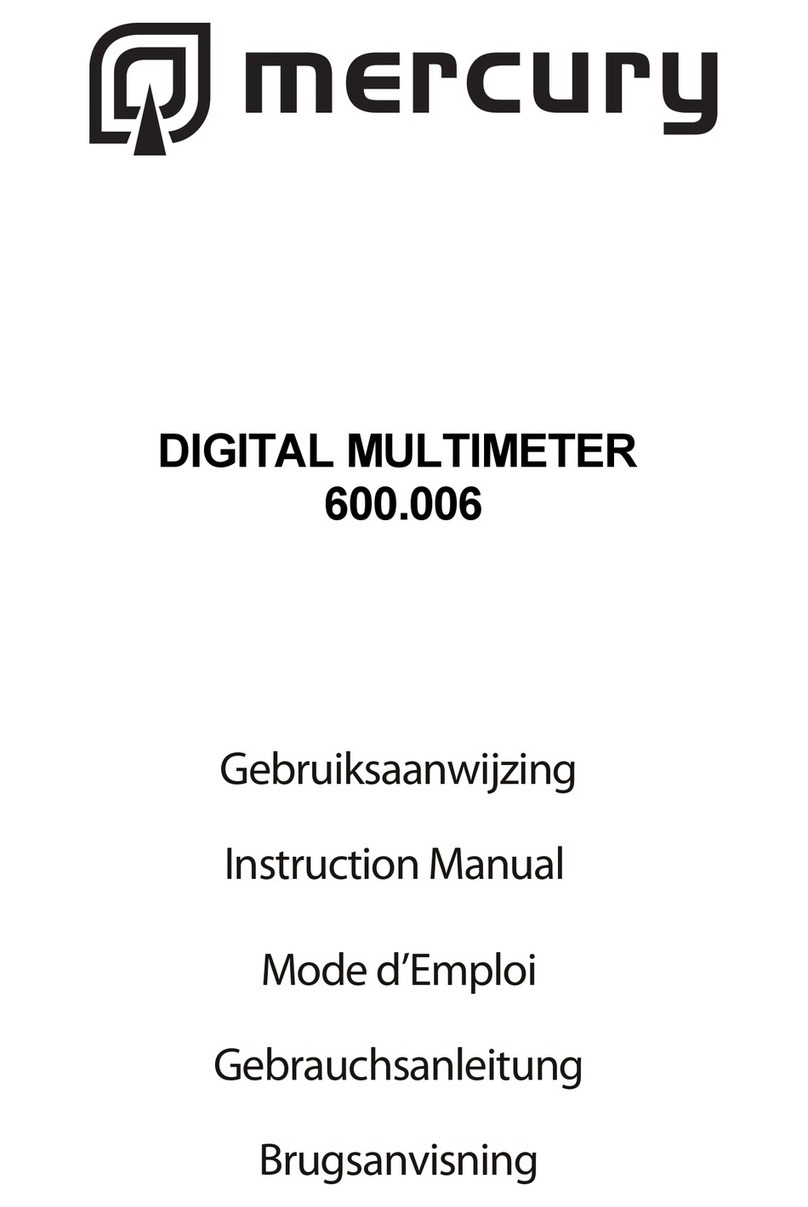 Mercury 600.006 instruction manual