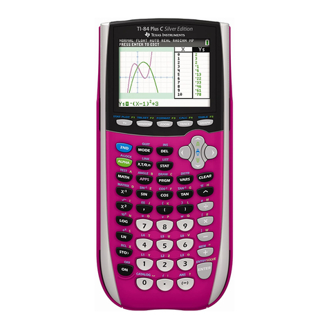 Texas Instruments TI-84 Plus C User manual Texas Instruments TI-84 Plus C User manual