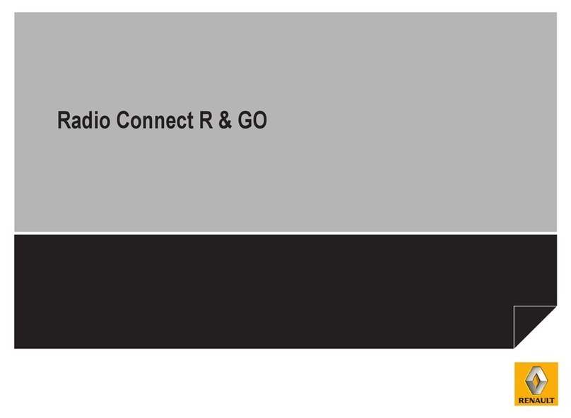 Renault Radio Connect R & GO manual