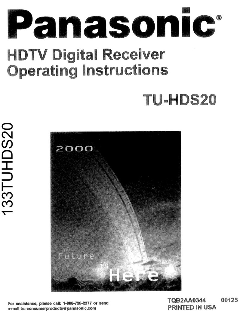 Panasonic TU-HDS20 operating instructions