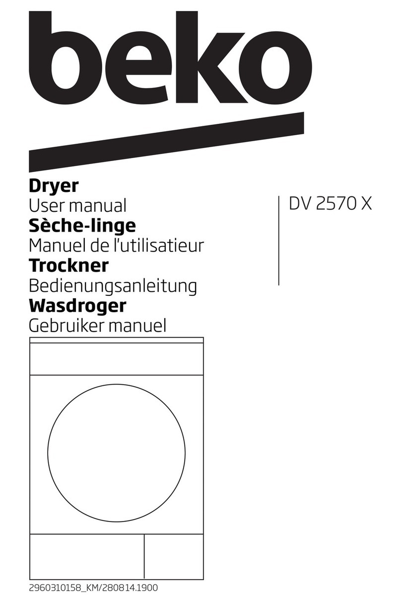 Beko DV 2570 X User manual