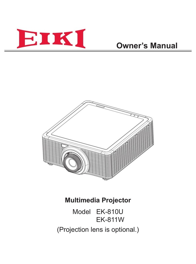 Eiki EK-810U owner's manual