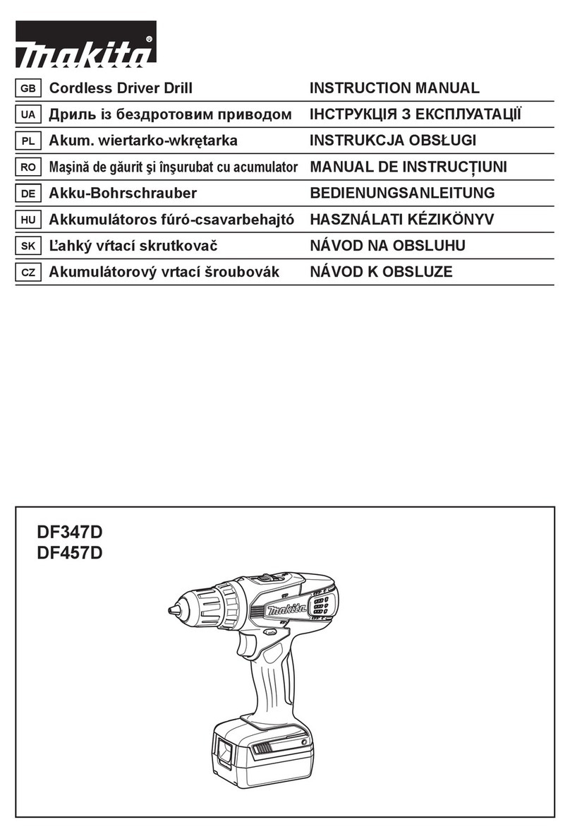 Makita DF347D instruction manual