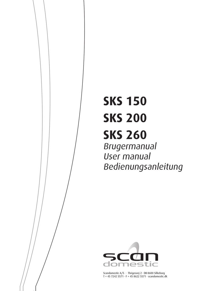 Scandomestic SKS 150 user manual