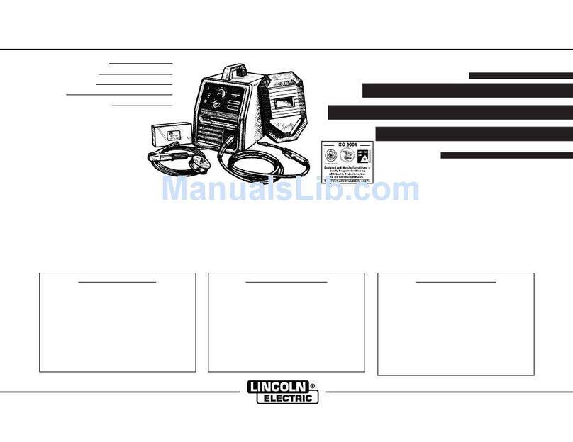 Lincoln Electric WELD-PAK 100 HD Operator's manual