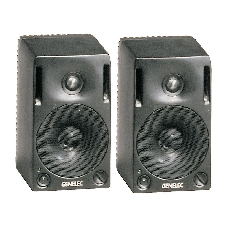 Genelec 1029A operating manual