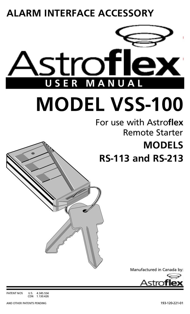 Astroflex VSS-100 User manual