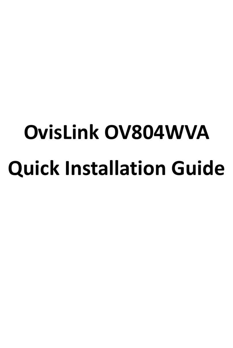 Ovislink OV804WVA Quick installation guide