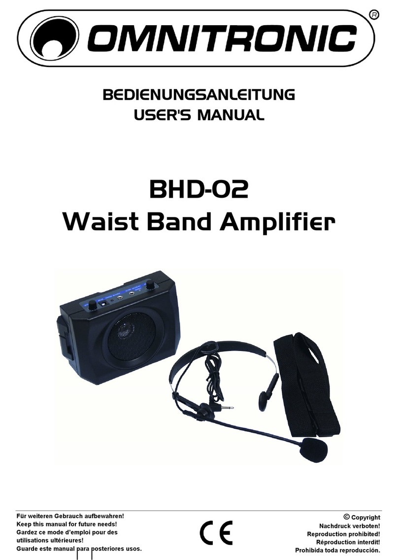 Omnitronic bhd-02 User manual