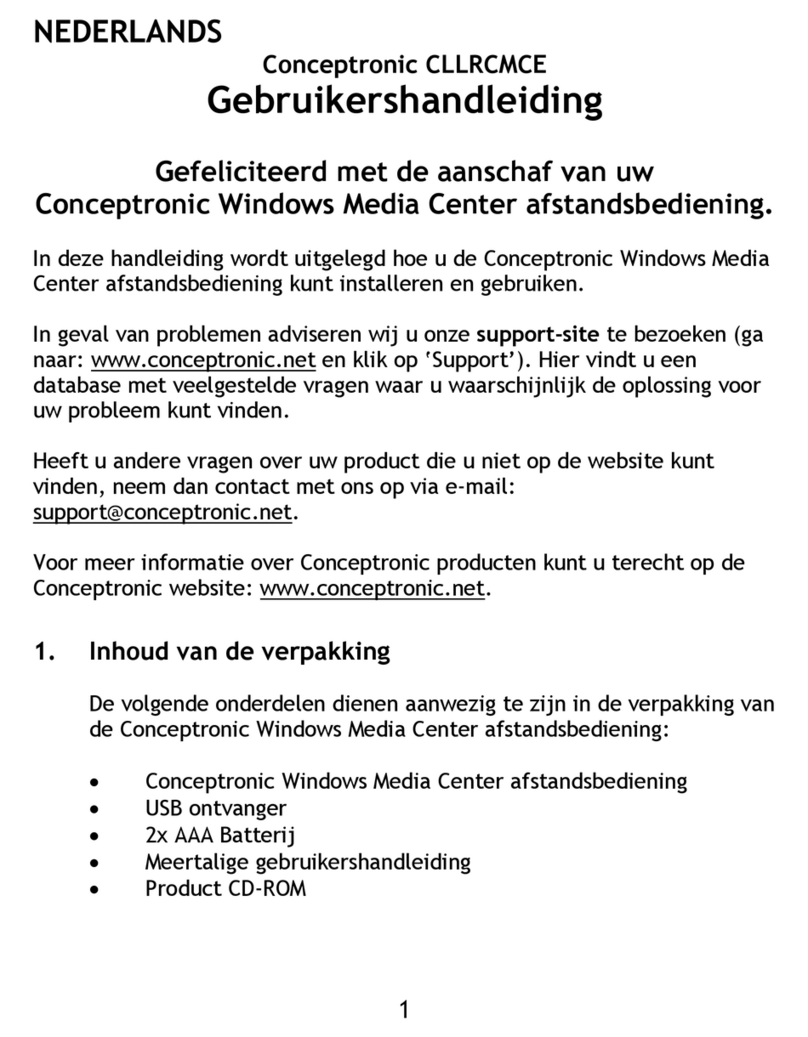 Conceptronic CLLRCMCE User manual