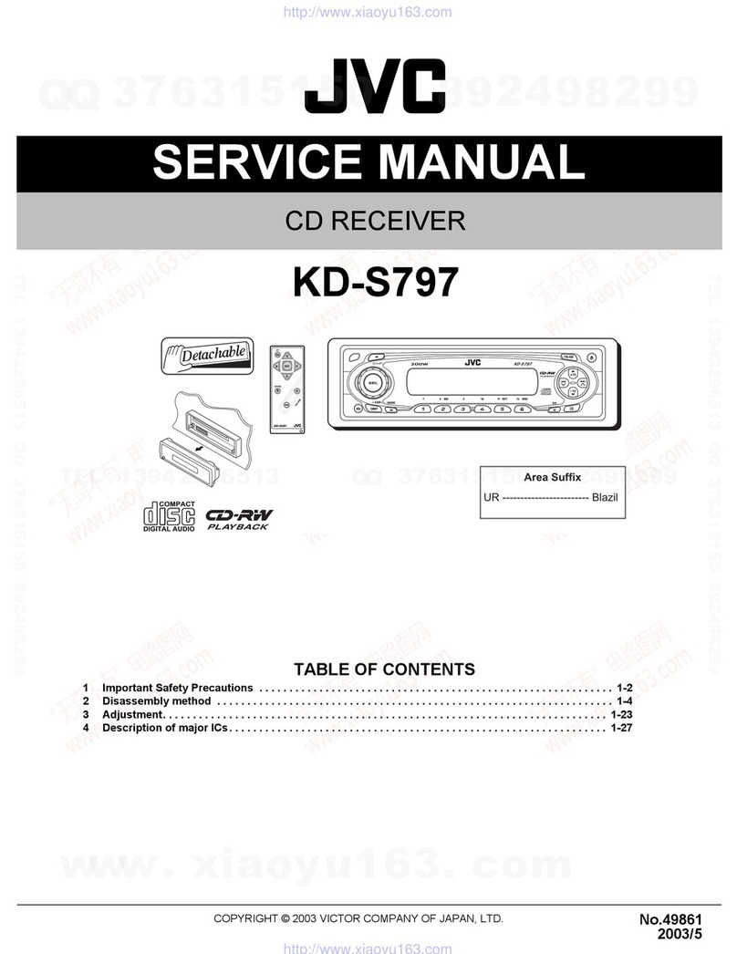 JVC KD-S797 User manual JVC KD-S797 User manual