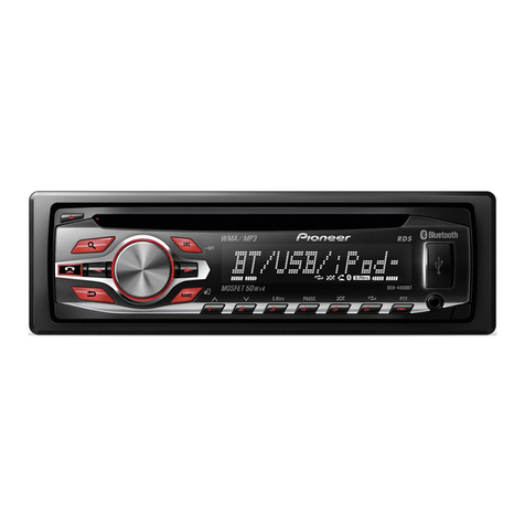 Pioneer DEH-4400BT installation manual