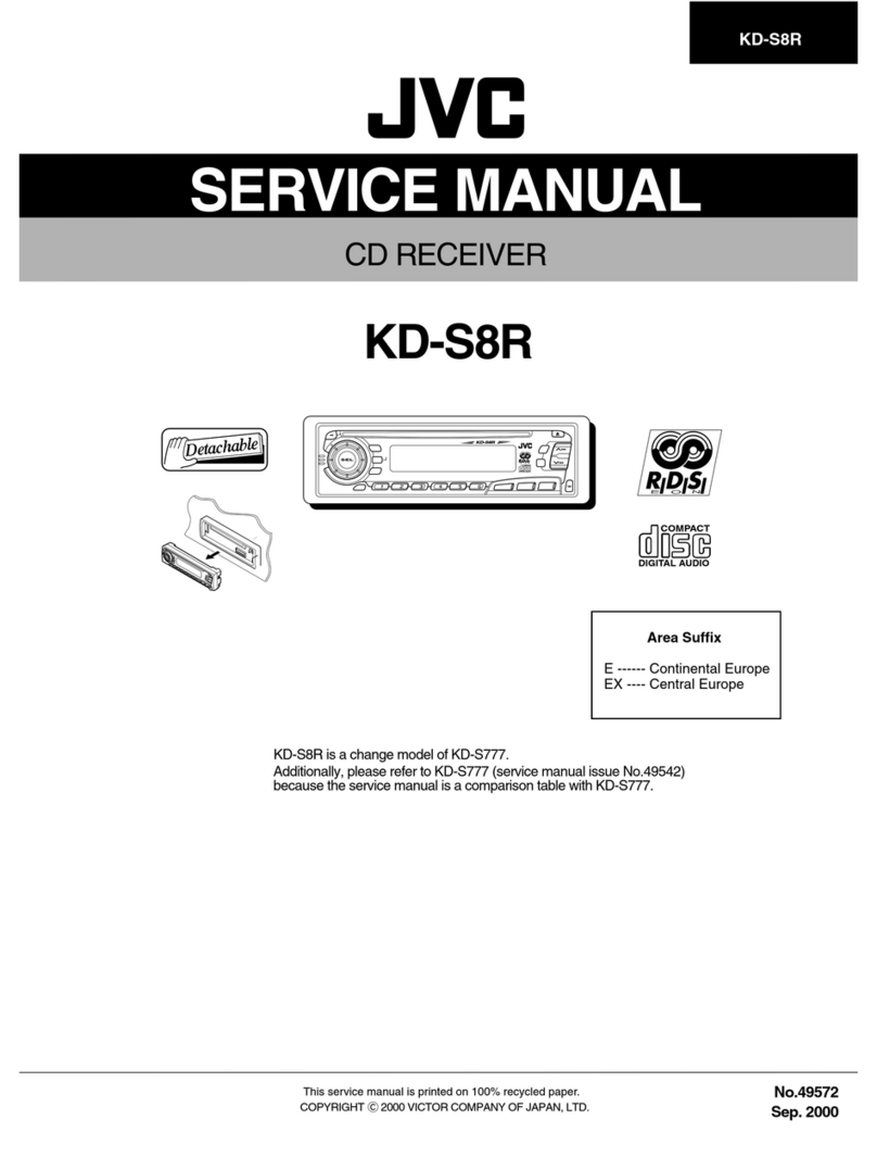 JVC KD-S8R User manual
