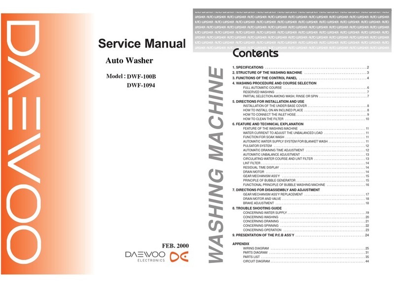 Daewoo DWF-100B User manual