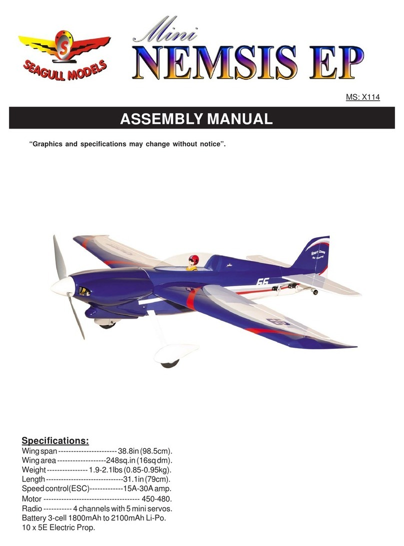 Seagull Models Mini Nemsis EP Assembly manual