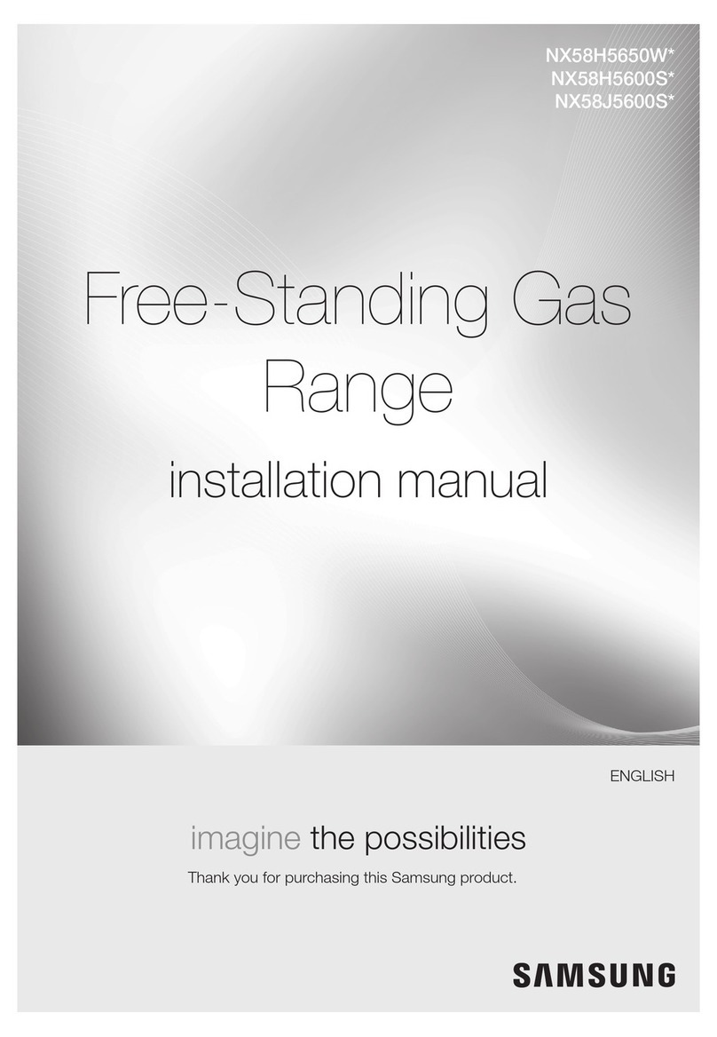 Samsung NX58J5600S series installation manual