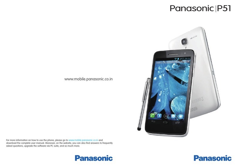 Panasonic P51 User manual Panasonic P51 User manual