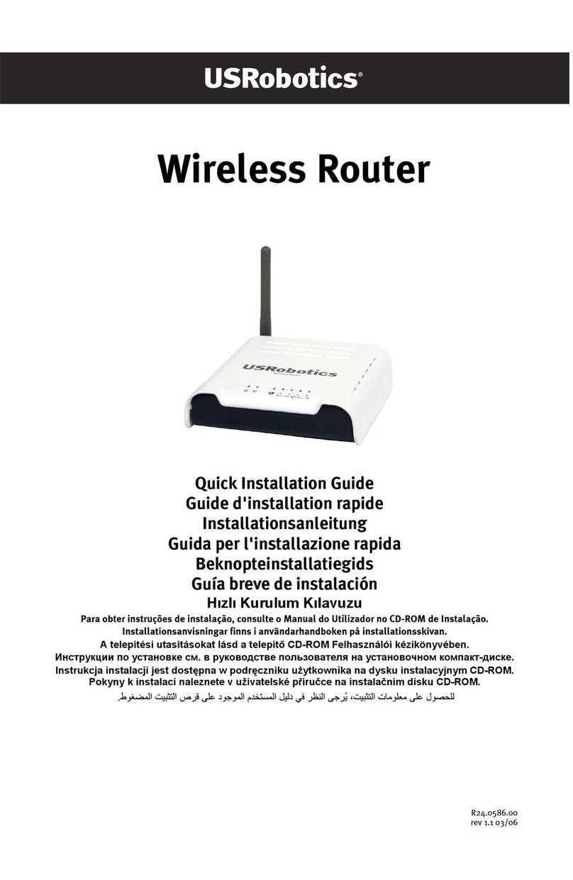 US Robotics USR5463 User manual US Robotics USR5463 User manual
