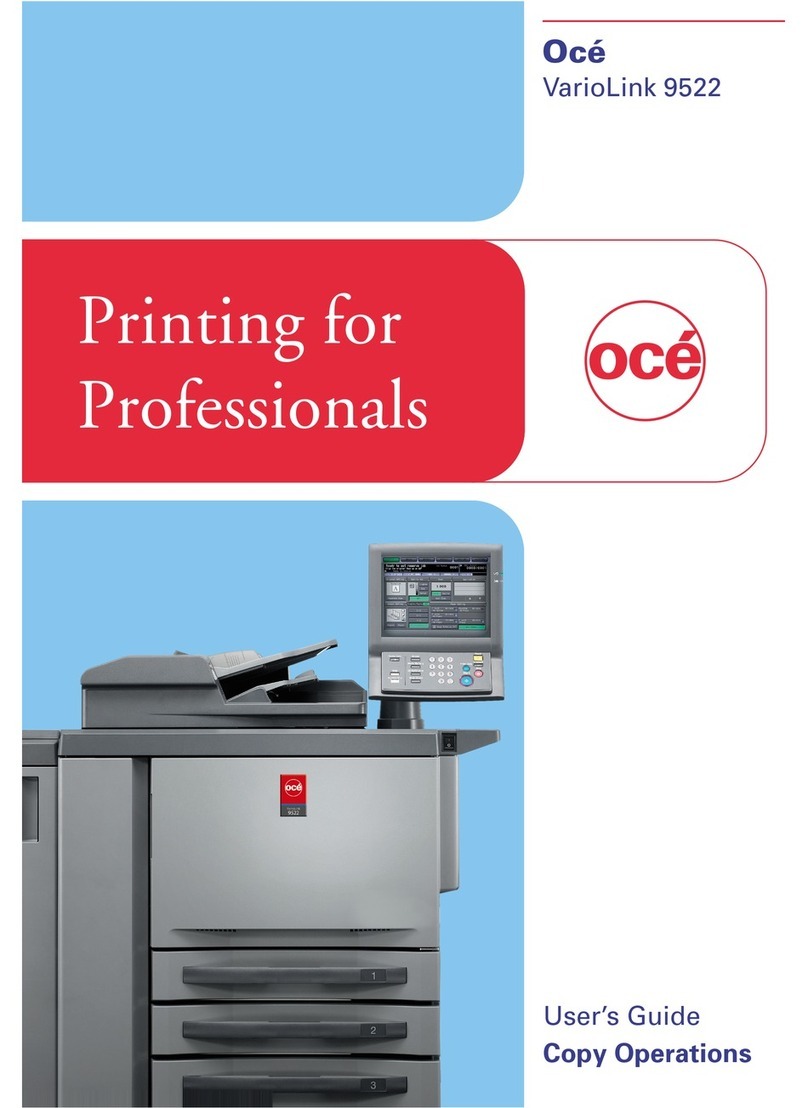 Oce VarioLink 9522 user guide