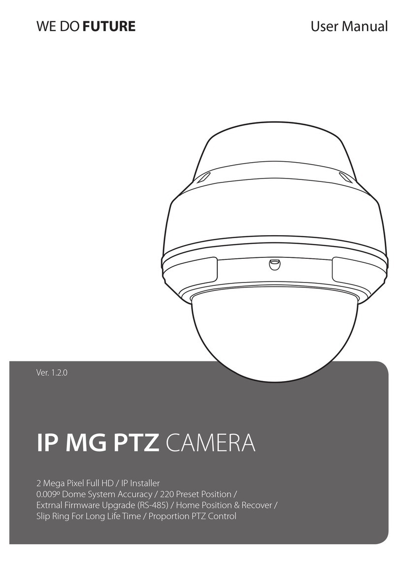 MG Security Solutions IP MG PTZ CAMERA user manual