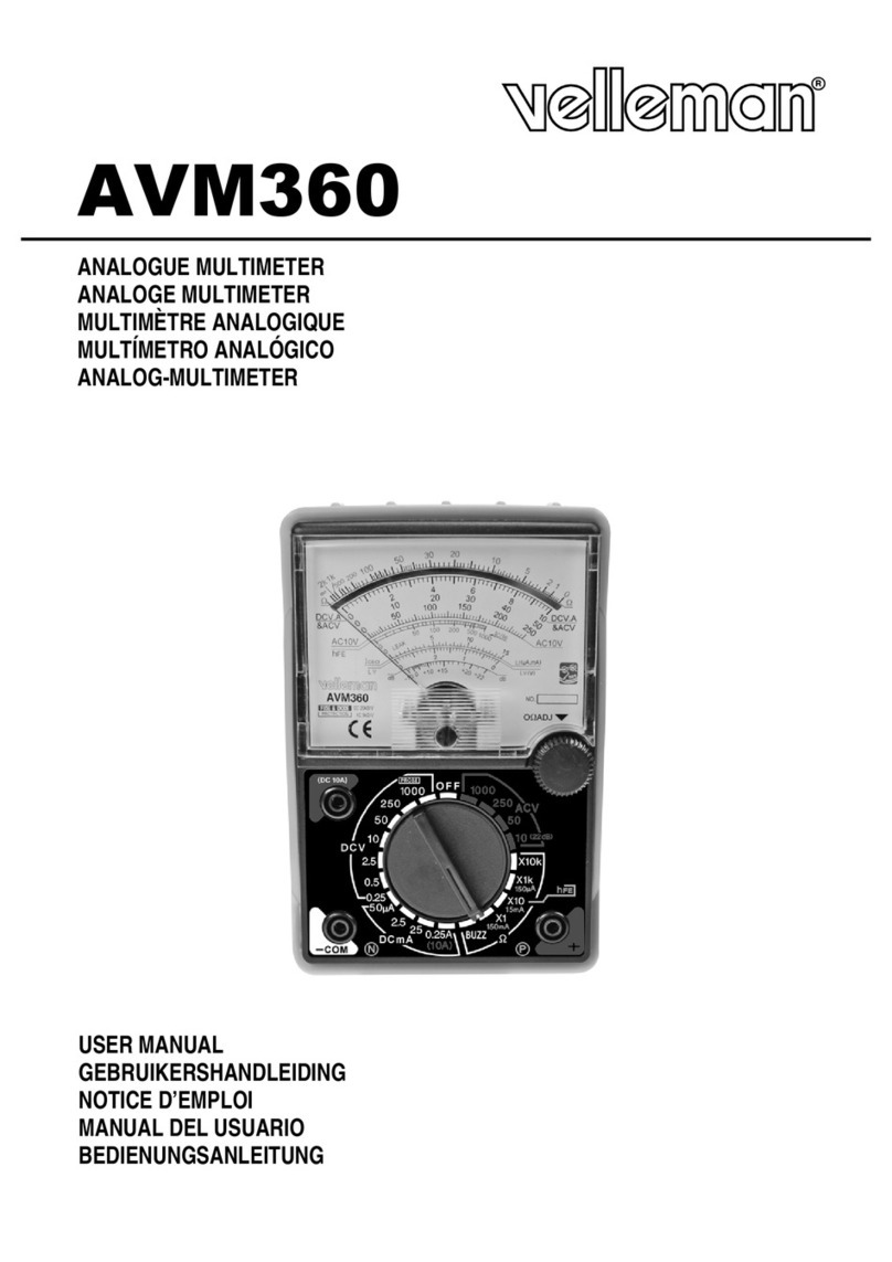 Velleman AVM360 User manual