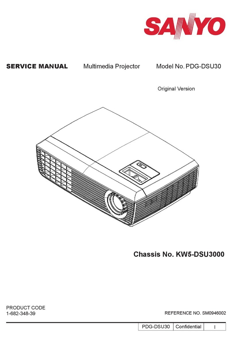Sanyo PDG-DSU30 - 2500 User manual