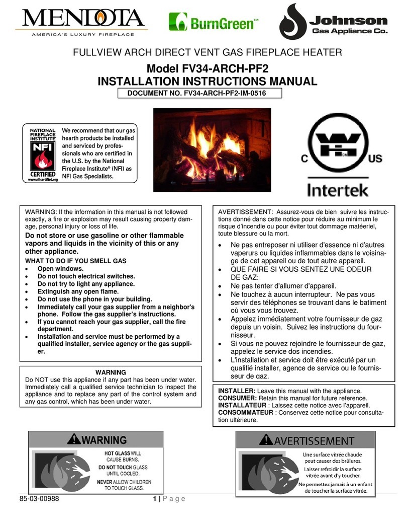 Mendota FV34-ARCH-PF2 Service manual