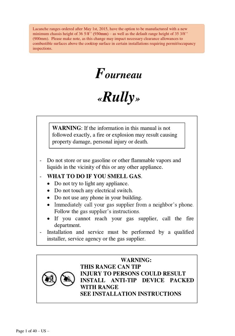 Lacanche RULLY General manual