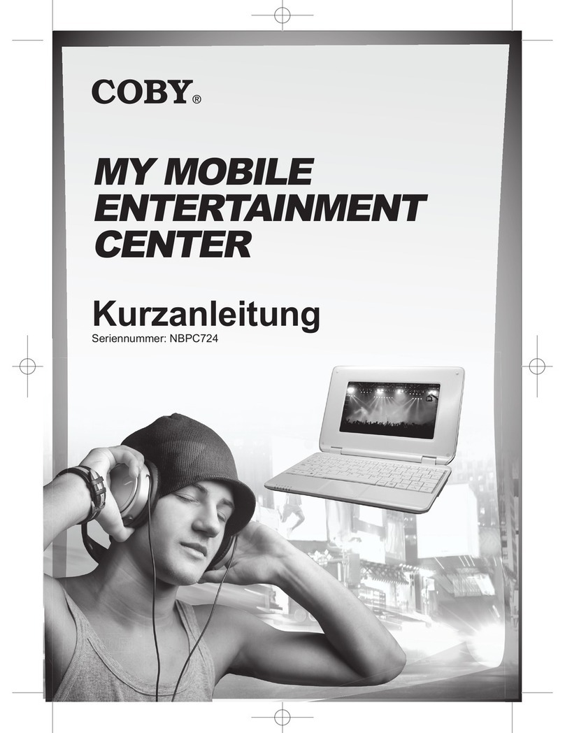 Coby NBPC724 User manual