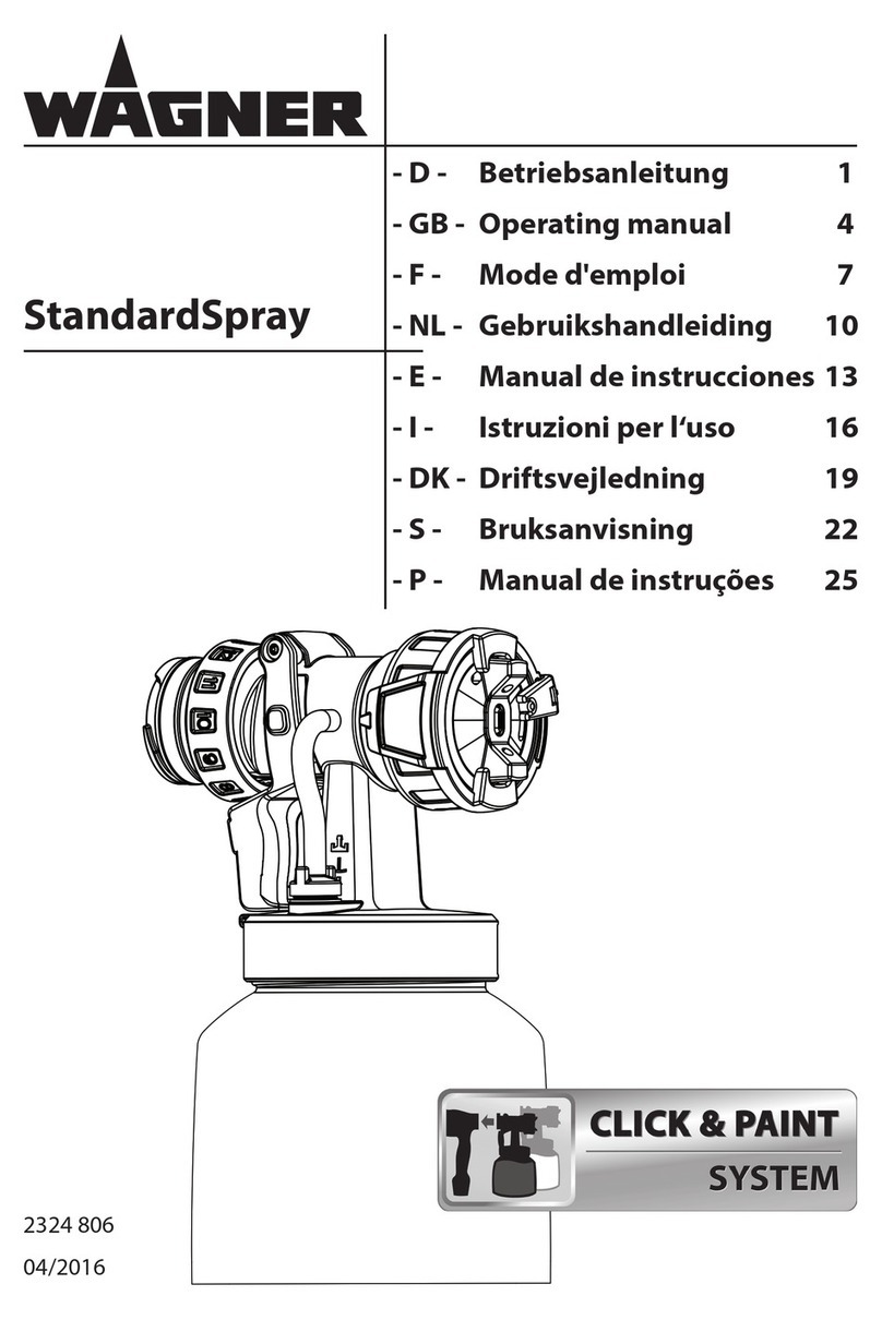 WAGNER StandardSpray operating manual