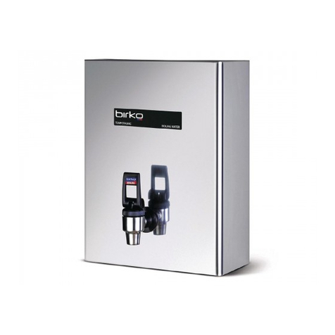 Birko TempoTronic 2.5L Installation & operating instructions Birko TempoTronic 2.5L Installation & operating instructions